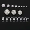 Cuentas Perforadas de Imitación Perla ABS, Perlas Ovaladas de Alto Brillo, Joyería Hecha a Mano para DIY, Pulseras, Collares, Accesorios con Cuentas