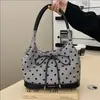 Bolso de Moda Trendy para la Axila para Mujer 2026 Nuevo Bolso Tote Rayado Versátil de Gran Capacidad Bolso de Hombro Versátil para Viajes