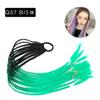 Pelucas de Cola de Caballo Dreadlock Estilo Europeo y Americano al por Mayor para Niños, Pelucas de Gomas Elásticas de Colores, Trenzas Boxeadora de Colores de Fibra de Alta Temperatura
