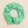 Scrunchies de Cetim Mais Vendidos Transfronteiriços em 70 Cores Sólidas, Elásticos de Cabelo de Alta Elasticidade para Mulheres, Acessórios de Cabelo Atacado