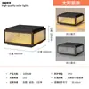 Iluminación para Decoración del Hogar Zhongshan Lámpara de Columna de Jardín de Aluminio Solar para Patio Nuevo Estilo Chino Lámpara Solar para Exteriores de Valla