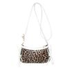 Parche de Estampado de Leopardo 2025 Nuevo Retro Estilo Coreano Lazo Moda PU Trendy Distintivo Elegante Bolso Bandolera de Hombro