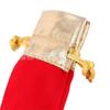 Bolsa de Veludo com Borda Dourada 7*9 Bolsa Pequena para Embalagem de Joias Fechamento com Cordão Bolsa para Presente de Joias Veludo