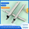 Tubo de armazenamento de aço inoxidável personalizado, tubo de barra de churrasco, suporte de aço, caixa de armazenamento, suprimentos para churrasco ao ar livre