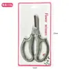 Tijeras Florales, Tijeras para Quitar Espinas de Flores, Tijeras de Podar para Floristería de Acero Inoxidable, Herramientas de Jardinería para Arreglos Florales, Tijeras de Jardín