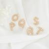 Accesorios de joyería DIY con circonita 26 letras inglesas colgante chapado en oro 14K colgante collar pulsera materiales hechos a mano