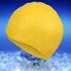 Nova touca de natação de silicone não aperta a orelha, pura elástica, à prova d'água, látex, touca de natação para adulto, fabricante em estoque, atacado, touca de natação