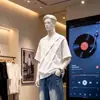 2026 Novo Estilo de Verão Masculino Design Irregular Desconstruído Plissado Camiseta de Manga Curta Top Masculino