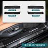 Adequado para 18-23 Lexus LS500 pad anti-chute de porta fibra de carbono interior especial modificado pad protetor