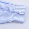 Estilo Europeo y Americano Transfronterizo 2026 Nueva Moda Elegante Ropa para Mujer al por Mayor Camisa de Popelina Rayada Patchwork 3897070
