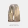Talla Grande M-XL Marca Nueva de Moda Estilo Americano Sudadera Casual de Dos Piezas Falsas y Conjunto de Pantalones de Chándal para Hombre Verano Nuevo Estilo