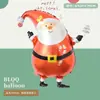 Nueva Serie de Decoración para Fiesta Navideña Mini Muñeco de Nieve, Anciano, Reno, Árbol de Navidad Globos de Papel de Aluminio Serie Navideña