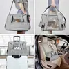 Suprimentos para Animais de Estimação Mochila Portátil Leve para Passeio Grande Capacidade Gato e Cachorro Respirável Expansível Dobrável Bolsa para Gato