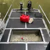 Barco plano de espuma hecho a medida, bote pequeño, bote de pesca, alargado y ensanchado, para transporte acuático, pesca, lanzamiento de redes, uso doméstico, pesca en estanques