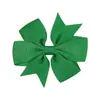 Pinzas para el pelo de cinta de satén acanalada, bestsellers europeos y americanos de Amazon transfronterizos, pinzas para el pelo de lazo de color liso, accesorios para el pelo para niños al por mayor