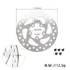 Disco de Freno de Disco de 120 mm y 5 Agujeros M365 Pro1S Pro Scooter Eléctrico Accesorios de Disco de Freno Resistentes al Desgaste y a Altas Temperaturas