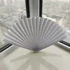 Suministros Creativos Chinos para Bodas Abanico de Papel Plegable DIY Tallado en Papel Marcadores de Carretera Chinos Decoraciones Florales Adornos Aéreos