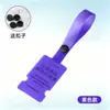 Etiqueta Antirrobo Universal con Hebilla Antimanipulación, Hebilla Antirrobo Desechable de Plástico Blando Blanco y Negro, Etiqueta de Plástico Anticambio