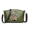 Bolso Pequeño de Piel Suave, Bolso de Alta Gama de Gran Capacidad, Bolso para Madres de Mediana Edad, Bolso Cruzado al Hombro para Suegra, Nuevo Estilo Chino
