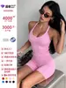 Conjunto de Yoga e Fitness Duas Peças Sem Costura Transfronteiriço Color Block Roupa de Ginástica Cintura Alta Controle de Barriga Levanta Bumbum Pêssego Conjunto Esportivo de Yoga