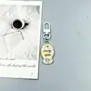 Pingente de peixe pequeno translúcido de resina de desenho animado e pargo Chaveiro de contas DIY Acessório versátil para bolsa Presente para casais e amigos