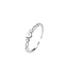 Anillos de Pareja Mobius para Hombres y Mujeres, Anillos Sencillos y Únicos con Índice de Perla Sintética, Anillos Cruzados Elegantes y Versátiles