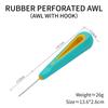Amazon Hot Selling Silicone Soft Handle Awl Hand Drilling Tool Mil Sapatos Sola Gancho Pontiagudo Cone