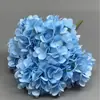 Exportação do Fabricante 320 Peças Buquê de 5 Cabeças de Hortênsia Flores Artificiais Flores Brancas para Corredor de Casamento Bola de Flores para Parede Decoração Flores Artificiais