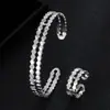 Pulsera Panal de Zirconia Personalizada Estilo Ins Transfronterizo para Mujer Moda Elegante Simple Anillo Nicho Versátil de Moda Joyería de Mano