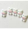 Zhen Tu Ins Desenho Animado Coreano Patches de Gato e Urso de Pelúcia Acessórios de Resina DIY para Brincos, Acessórios de Cabelo e Materiais para Capa de Celular