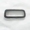 Aplicable a la moldura de modificación del interruptor de ajuste de faros Guangqi 21GS4plus, marco de ajuste de control central izquierdo, fibra de carbono, plata Y