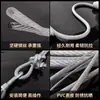 Cable de acero galvanizado transparente para enrejado de uvas de invernadero, red para sombreado con alambre de tracción suave recubierto