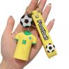 Mundial de Fútbol Cristiano Ronaldo, Messi, Mbappé, Neymar Llavero de Dibujos Animados Colgante para Mochila Jugadores Estrella Creativos