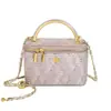 Bolsa de Ombro Pequena com Corrente Fragrante de Moda Verão 2025 Alta Qualidade Luxo Leve Versátil Bolsa Quadrada Pequena Feminina