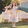 Vestido Único y Hermoso para Niñas, Nuevo Estilo Verano 2026, Vestido de Pastel Arcoíris Súper Lindo, Vestido de Princesa para Niños