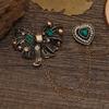Broche Vintage de Cristal Cadena de Lazo Antiguo Pedrería Dongdaemun Nuevo Corsage para Traje Pin de Perla para Hombres y Mujeres