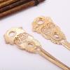 Novo Cast Cobre Borboleta Lotus Integrado Hairpin Simples Padrão Antigo Hairpin Headwear Noiva Acessórios de Cabelo