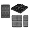 Conjunto de Formas de Silicone para Biscoitos Philips Air Fryer Série Dupla Azul Modelo Waffle Atacado