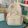 Mochila Escolar de Nuevo Estilo para Niñas, Estudiantes de Primaria, Diseño de Lazo con Cordón Plisado, Mochila de Viaje, Mochila para Mujeres
