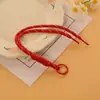 Corda de cordão trançado artesanal colorida estilo ins corda de nó acessório de decoração de corda para pingente de pulso de bolsa chaveiro capa de celular DIY tendência