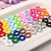 Cuentas de Acrílico Brillante con Forma de Rosquilla de 16 mm Hechas a Mano para Pulseras con Cuentas, Llaveros, Joyería, Materiales y Accesorios