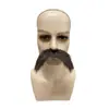 Barba Nueva de Halloween Boda Barba Falsa Divertida Bigote Decoración de Mascarada Atrezzo de Barba para Performance COS