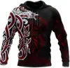 Nuevo Suéter Deportivo con Impresión Digital 3D de Primavera y Otoño, Sudadera con Capucha de Guerrero Vikingo, Venta al por Mayor Transfronteriza, Traje de Béisbol