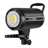 Luz de Relleno Metálica de 120W/200W/300W para Transmisión en Vivo, Fotografía con Luz Suave, Lámpara Solar de Luz Constante Cob con Reflector Profundo y Soporte