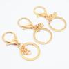 Fabricante de accesorios de joyería de oro y plata, material de hebilla de langosta, llavero, bolso, cadena, hebilla, accesorios creativos para llaveros DIY