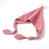 Chapéu de tricô de cashmere infantil para outono e inverno, 2-8 anos, cor doce, quente, fofo, espesso, à prova de vento, cônico, atacado