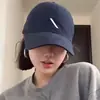 Gorra de Béisbol Nueva de Estilo Coreano Simple Oversize con Visera Ancha Que Hace que la Cara Parezca Más Pequeña, Versátil y Moderna para Mujer
