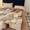 Versão Coreana A-Class Cobertor de Lã Espesso Outono e Inverno para Aquecimento, Roupa de Cama de Algodão Individual ou Casal para Dormitório, Núcleo de Edredom de Inverno de Fibra Sintética