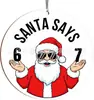 Bestseller Transfronteiriço Sixseven67 Papai Noel Decorações de Natal em Acrílico Decorações Divertidas