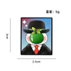 Serie de Pinturas Famosas Modelo Nuevo Transfronterizo Broche de Pato Pintura al Óleo Insignia Metálica Ecológica Accesorios para Bolsos Suministro Directo de Fábrica